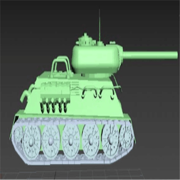 赤坎充气军用坦克模型